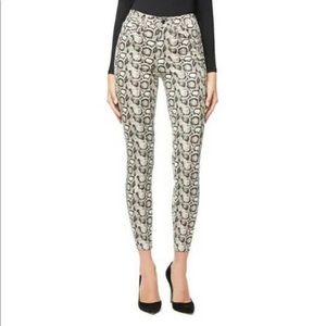 Good American jeans Good Leg Snake Print High Waist Skinny NWOT